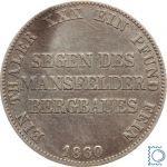 Brandenburg-Preussen Taler 1860 A - Friedrich Wilhelm IV. - Ausbeutetaler Mansfelder Bergbau