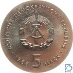 DDR 5 Mark 1988 - Ernst Barlach - stempelglanz - J.1620