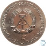 DDR 5 Mark 1981 - Tilman Riemenschneider - stempelglanz - J.1580