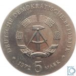DDR 5 Mark 1972 - Johannes Brahms - stempelglanz - J.1540