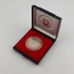 SCHWEIZ 5 Franken 1982 PP – Gotthardbahn Gothardus im Etui