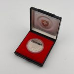 SCHWEIZ 5 Franken 1982 PP – Gotthardbahn Gothardus im Etui