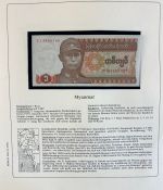 Sammlung BANKNOTEN DER WELT 20 Stück im Album (Sammler-Qualität)