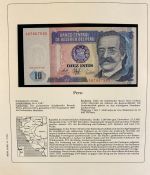 Sammlung BANKNOTEN DER WELT 20 Stück im Album (Sammler-Qualität)