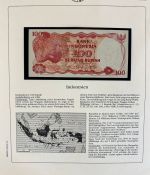 Sammlung BANKNOTEN DER WELT 20 Stück im Album (Sammler-Qualität)