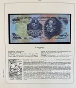 Sammlung BANKNOTEN DER WELT 20 Stück im Album (Sammler-Qualität)