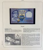 Sammlung BANKNOTEN DER WELT 20 Stück im Album (Sammler-Qualität)