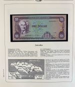 Sammlung BANKNOTEN DER WELT 20 Stück im Album (Sammler-Qualität)
