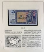 Sammlung BANKNOTEN DER WELT 20 Stück im Album (Sammler-Qualität)