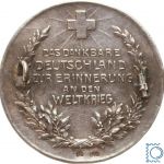 Silbermedaille o.J. (1917) B.H. Mayer "Helvetia Benigna" als Brosche ohne Nadel