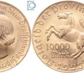 Notgeld Westfalen, 10.000 Mark 1923, Minister von Stein, Jäger N20a