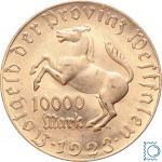 Notgeld Westfalen, 10.000 Mark 1923, Minister von Stein, Jäger N20a