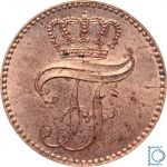 Mecklenburg-Schwerin 3 Pfennig 1864 A Friedrich Franz II. (1842-1883) Erhaltung!