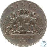Baden, Friedrich I., 1 Kreuzer | Gedenkkreuzer Auf die Friedensfeier 1971