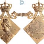 Medaille 1906 | Intern. Kochkunst-Ausstellung, Wien, Maria Josepha mit Etui