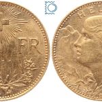 SCHWEIZ 10 Franken 1911 B | Vreneli | seltener Jahrgang