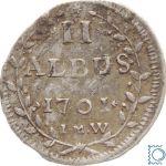 Pfalz, Kurlinie 2 Albus 1701 IMW Heidelberg, Johann Wilhelm 1690-1716