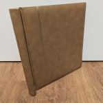 SCHAUBEK Klemmbinder Leder braun - hochwertig und exklusiv! - gebraucht