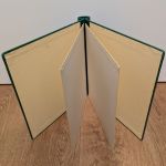 SCHAUBEK Klemmbinder Leder grün- hochwertig und exklusiv! - gebraucht