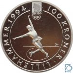Norwegen, 100 Kronen 1994, 1 Unze, 1 Oz. Silber PP Proof