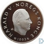 Norwegen, 100 Kronen 1994, 1 Unze, 1 Oz. Silber PP Proof