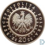 Polen 20 Zloty 1996, Zamek w Lidzbarku Warmińskim, Silber PP in Kapsel