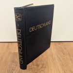 KABE Klemmbinder ATLAS Leder Blau Aufdruck "Deutschland" – hochwertig & exklusiv - gebraucht