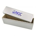 ORIGINAL NGC Aufbewahrungsbox für 20 Münzen in Slabs silber