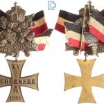 Deutscher Kriegerbund - Kriegsverein Schoensee W. PR. 1888 - Nadel mit Schleife