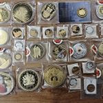 GROSSES LOT Münzen & Medaillen verschiedenes – BTN DGM MDM versilbert vergoldet