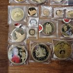 GROSSES LOT Münzen & Medaillen verschiedenes – BTN DGM MDM versilbert vergoldet