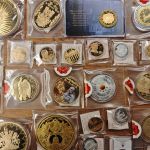 GROSSES LOT Münzen & Medaillen verschiedenes – BTN DGM MDM versilbert vergoldet