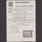 Liechtenstein 1918 Gemeinde-Botenpost Vaduz-Sevelen Mi I B postfrisch MNH