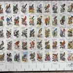 USA 1532-1581 [FN2] postfrisch, Zusammendruck ZD-Bogen Vögel / Blumen