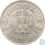 Deutsches Reich, 2 Mark 1933 D, Martin Luther, Jäger 352