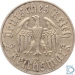 Deutsches Reich, 2 Mark 1933 A, Martin Luther, Jäger 352