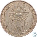 Weimar 3 Mark 1929 E, 100 Jahre Burg und Stadt Meissen, J.338, Silber