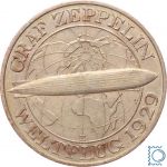 Weimar 3 Mark 1930 E | Graf Zeppelin Weltflug | J.342, Silber