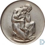 Hungermedaille - Preise im April 1923 - Mutter mit Kind von Friedrich Hörnlein