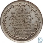 Hungermedaille - Preise im April 1923 - Mutter mit Kind von Friedrich Hörnlein