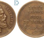 Preussen Jeton Friedrich III. - LERNE LEIDEN OHNE ZU KLAGEN