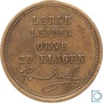Preussen Jeton Friedrich III. - LERNE LEIDEN OHNE ZU KLAGEN