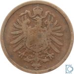 Kaiserreich, Kursmünze 2 Pfennig 1873 G, J.2