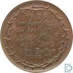 Hungermedaille - Preise im April 1923 - Mutter mit Kind von Friedrich Hörnlein
