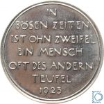 Wuchermedaille - Hungermedaille - Der Wucherer von Friedrich Hörnlein