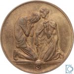 Hungermedaille - Preise im Februar 1923 - Sachsendenkmal von Friedrich Hörnlein