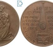 Hungermedaille - Preise im Februar 1923 - Sachsendenkmal von Friedrich Hörnlein