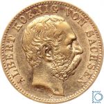 Kaiserreich, 10 Mark Sachsen 1898 E, König Albert, J.263, Goldmünze