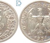 Deutsches Reich, 3 Mark 1931 E Silber, J. 349, Weimarer Republik