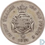 Sachsen, 1/6 Taler 1861 B, König Johann 1854-1873, J.113, Silber